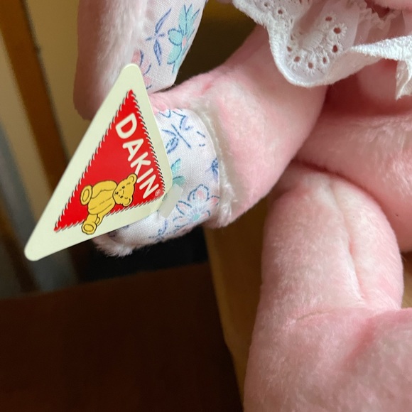 Dakin Cotton Candy and Floral Bunny Rabbit Plush Floppy Stuffed Animal with tag - Picture 2 of 13